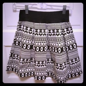 Black and White Skirt